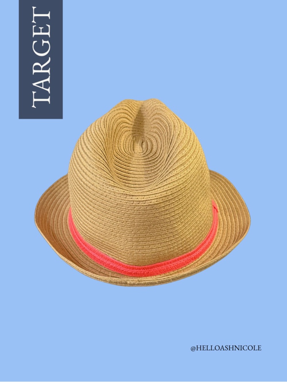 Target Women's Straw Fedora With Hot Pink Trim trim. Never worn.